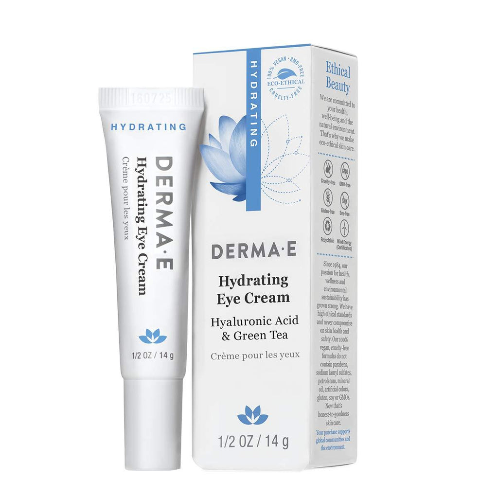 DERMA E Hydrating Eye Crme with Hyaluronic Acid and Pycnogenol 1/2 oz - NewNest Australia