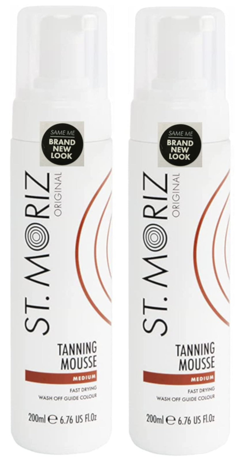 St Moriz Instant Self Tanning Mousse Medium (2 Pack) 2 X 200Ml Each - NewNest Australia