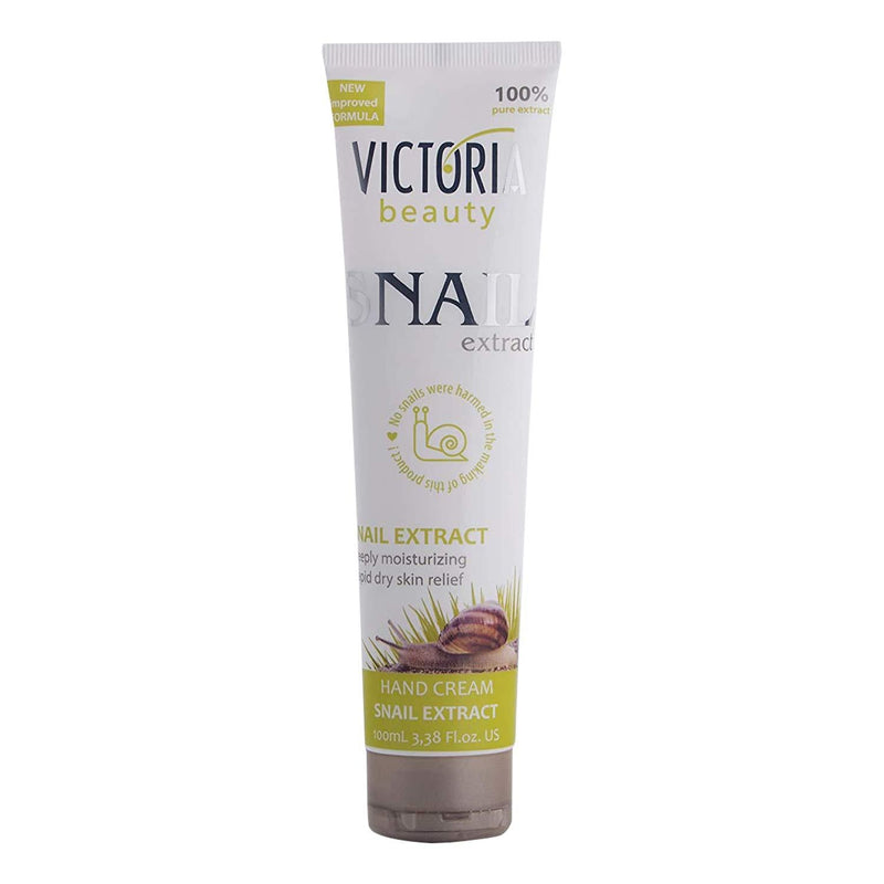 Victoria Beauty Moisturising and Anti-Aging Hand and Nail Cream with Snail Extract for Dry, Damaged, Irritated, or Itchy Skin 100 ml - Smooth and Silky Softness! - NewNest Australia