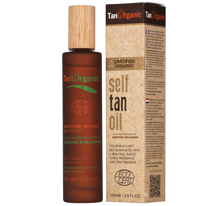 TanOrganic Self Tanning Oil Fake Tan Certified Organic Natural Vegan 100ml - NewNest Australia