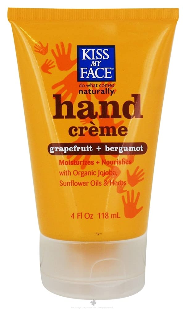 Kiss My Face Hand Cream - Grapefruit And Bergamot For Unisex 4 Oz Cream - NewNest Australia