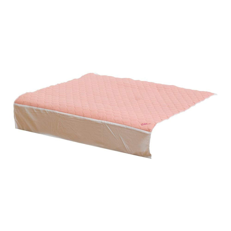 Kylie Premium Bed Pads | Pink | 3 Litre | Single Bed 91 x 91cm | Washable Absorbent Incontinence Sheets | Waterproof Backing | 50cm Mattress Tuck Flaps on Each Side Single Bed 3 Litre (91 x 91cm) - NewNest Australia