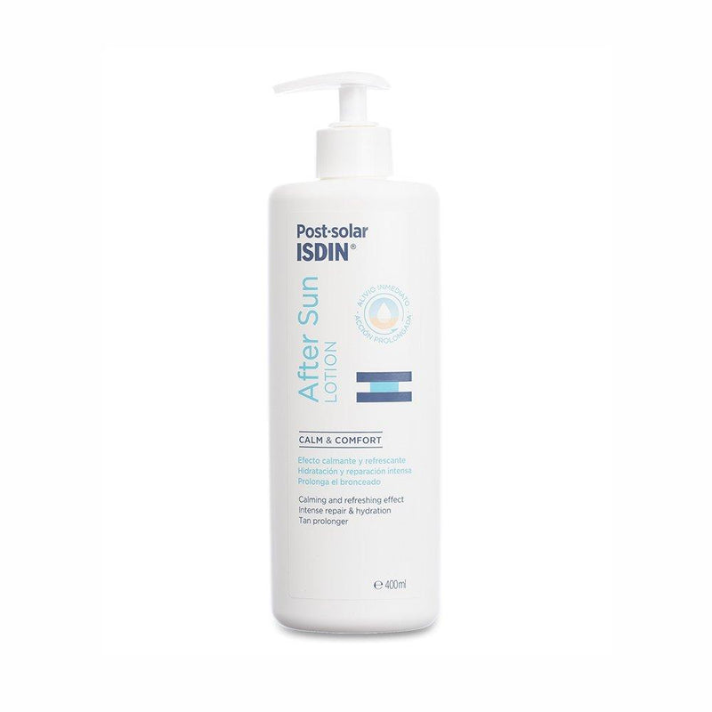 Post-solar ISDIN After Sun Lotion 400ml | Calming and cooling effect | Intense hydration and repair - NewNest Australia