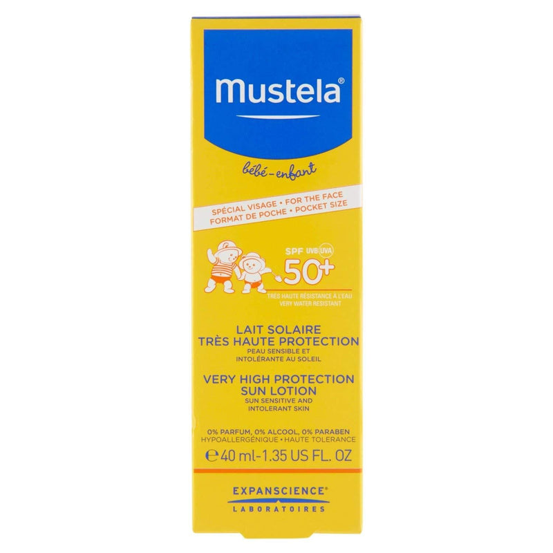 Mustela Very High Protection SPF 50+ Sun Lotion for The Face, 40 ml - NewNest Australia