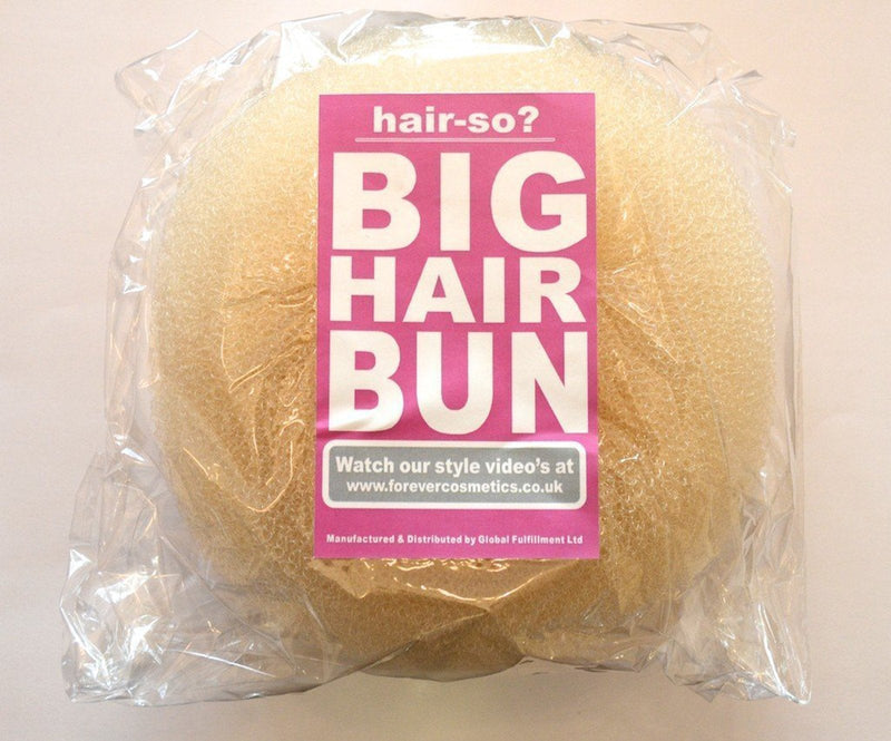 Hair-so? Massive 6 Inches Wide Big Hair Bun Extra Large Hair Doughnut Donut Bridal Wedding Hollywood Hair Style Bun Ring - Choose Colour- Brown, Black or Blonde (Blonde) - NewNest Australia