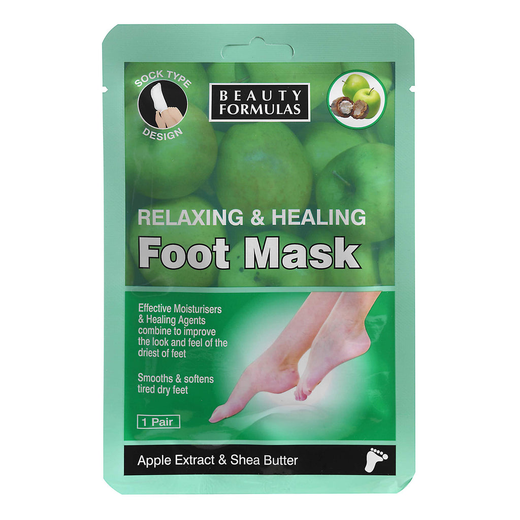 Beauty Formulas Relaxing And Healing Foot Mask 1-Pair - NewNest Australia