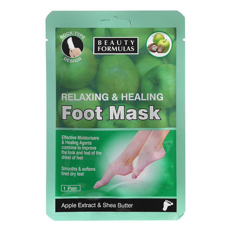 Beauty Formulas Relaxing And Healing Foot Mask 1-Pair - NewNest Australia