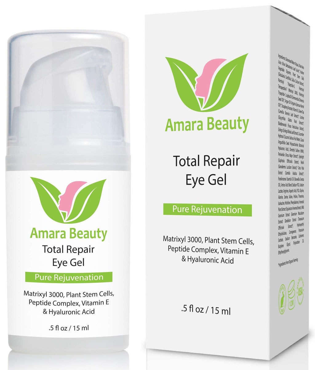 Eye Cream Gel For Dark Circles & Puffiness with Peptides & Hyaluronic Acid - 15 ml - NewNest Australia