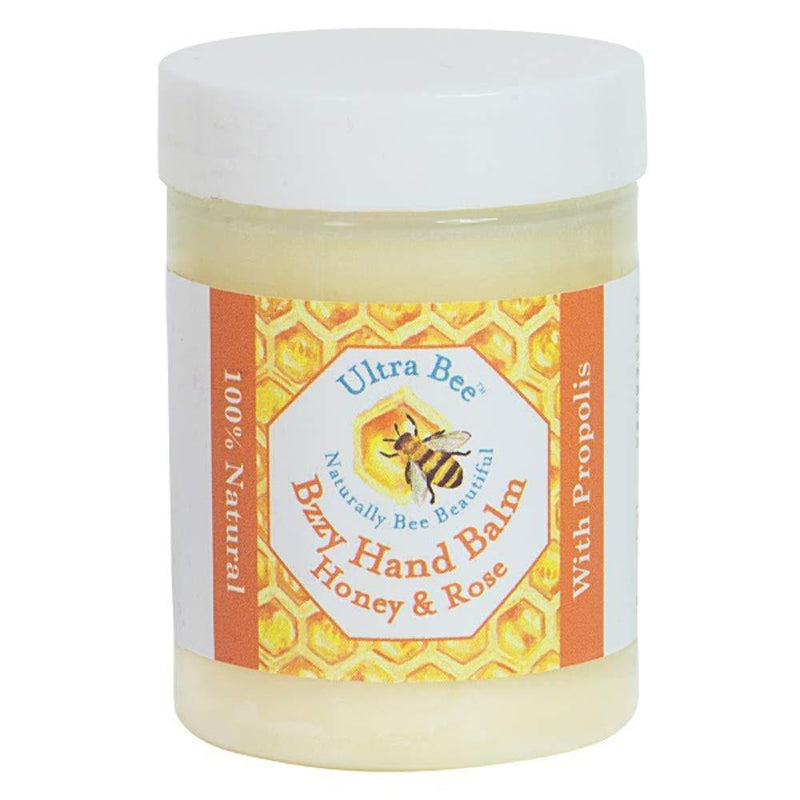 Ultra Bee Naturally Bee Beautiful 100% Natural Bzzy Hand Cream Balm with Honey & Rose 100ml - NewNest Australia