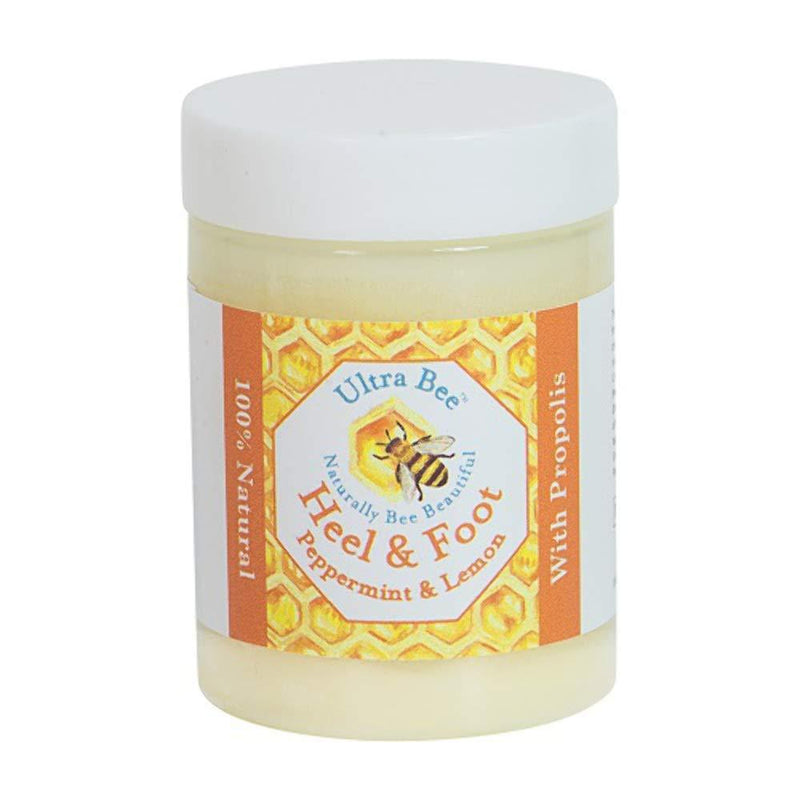 100% Natural Dry Heel & Foot Balm Honey, Propolis & Peppermint 100ml - Handmade - NewNest Australia