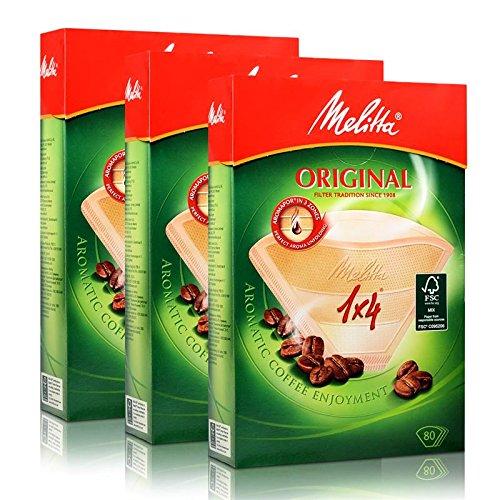 3x Melitta Original Filter 1x4 for Coffee Machine - NewNest Australia