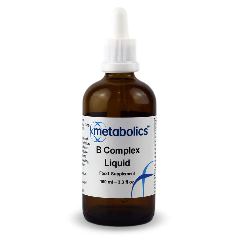 Vitamin B Complex Liquid Drops — Contains Vitamin B12 Methylcobalamin & Adenosylcobalamin + B1, B2, B3, B5, B6, B7, Choline Folate & Biotin | All from Bio-Available Forms — Additive Free - NewNest Australia