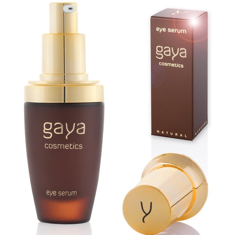 Gaya Cosmetics Vegan Eye Serum - Professional Anti Ageing Formula for Reducing Wrinkles, Fine Lines, Puffiness & Dark Circles - NewNest Australia