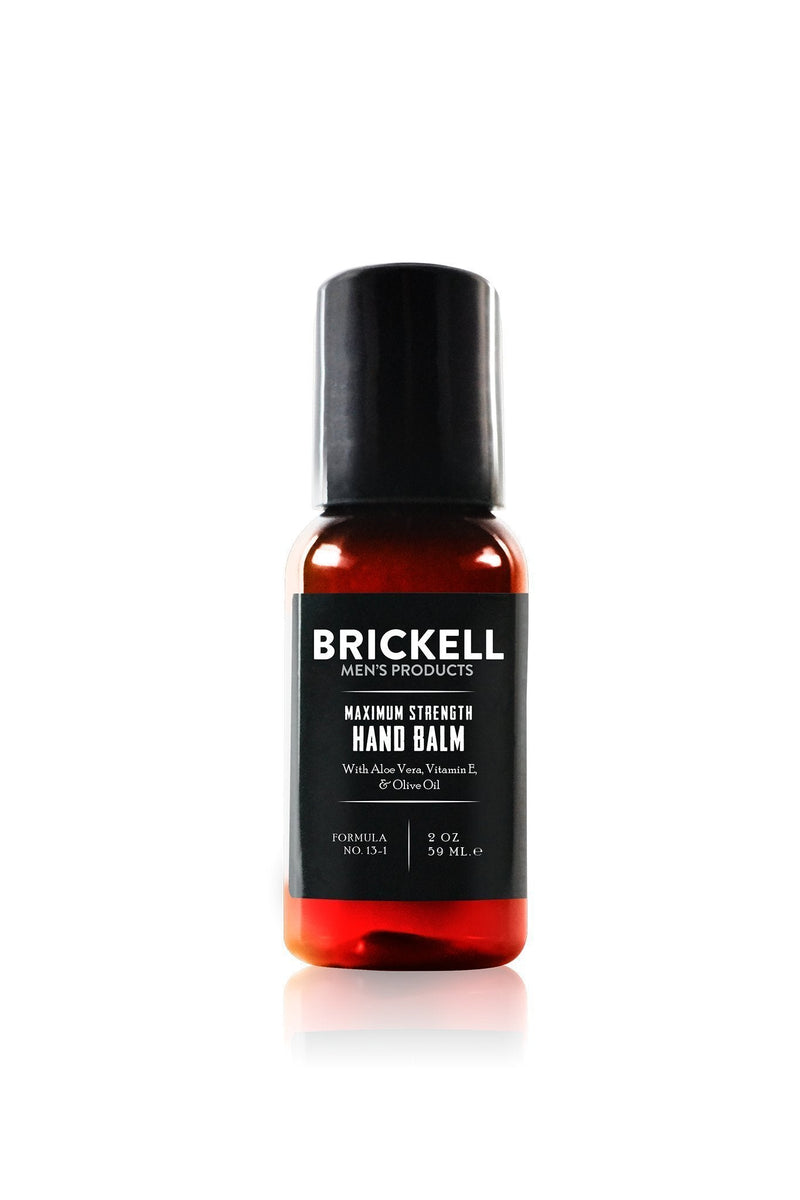 Brickell Men's Maximum Strength Hand Lotion for Men, Natural and Organic Fast-Absorbing Hand Lotion with Vitamin E, Shea Butter, and Jojoba, 59 ml, Scented 59 ml (Pack of 1) - NewNest Australia