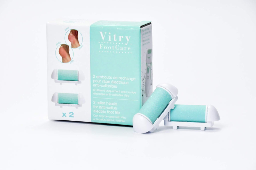 Vitry 2 Replacement Heads For Electric Foot Grater - NewNest Australia