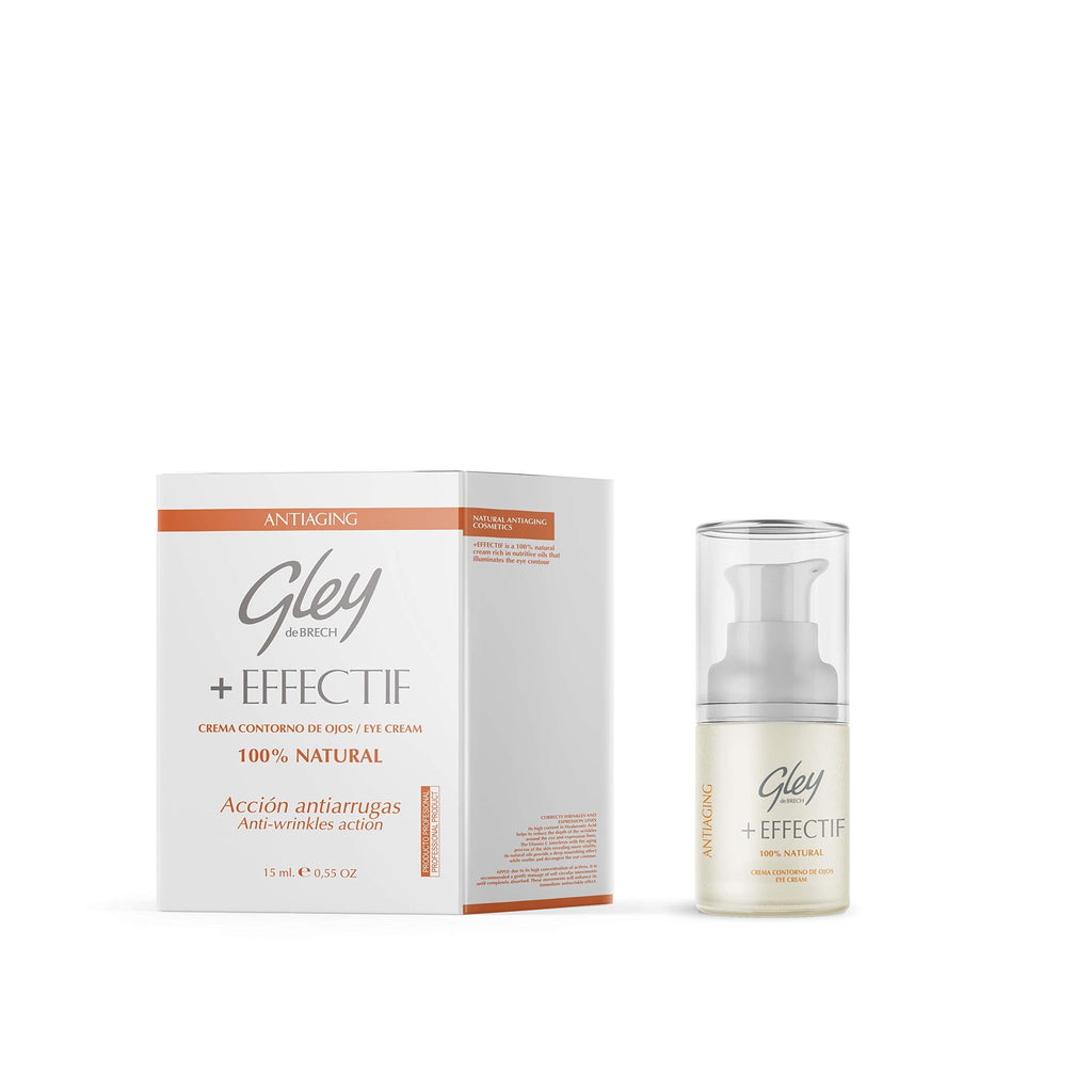 Gley, Effectif 100% Natural Eye Cream with Botanical extracts to illuminate the eye contour, correct wrinkles and expression lines, 15 ml - NewNest Australia