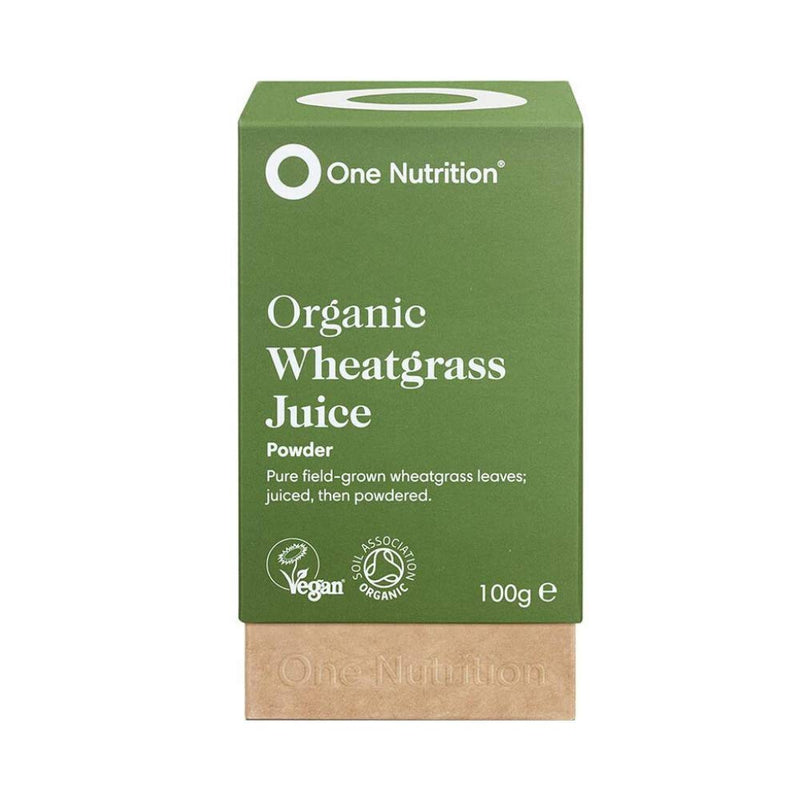 One Nutrition Wheatgrass Juice Powder – Natures Multivitamin – Juiced Then Powdered for Maximum Nutrient Density – Source of Vitamin B12, Iron, Calcium & Magnesium - 20 Servings – 100g Powder - NewNest Australia