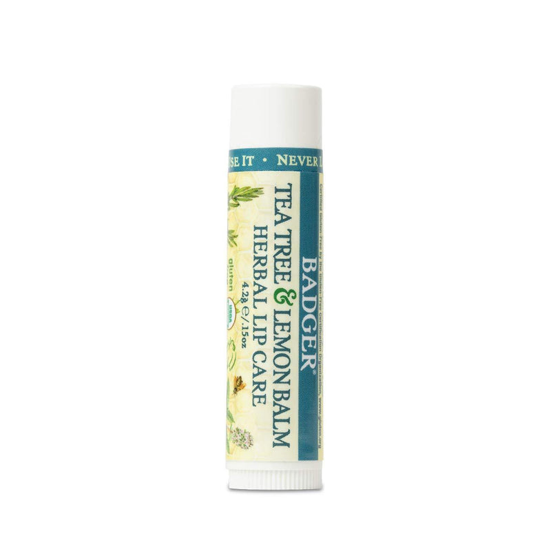 Badger Balm 4.2 g Tea Tree and Lemon Lip Care Stick - NewNest Australia