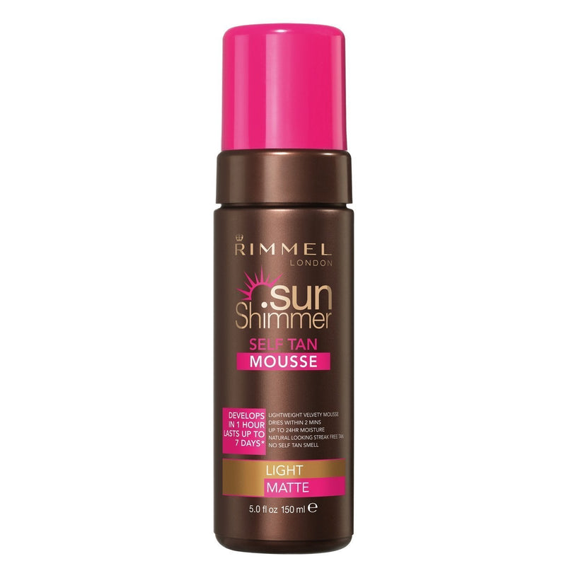 Sunshimmer Self Tan Mousse, Light Matte - NewNest Australia