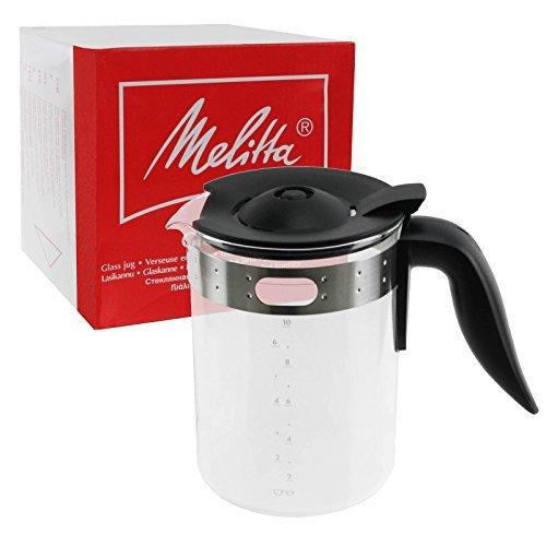 Genuine Melitta Filter Coffee Maker Glass Jug & Lid for Linea Unica M808 M808/1 Machines (6/10 Cup) - NewNest Australia