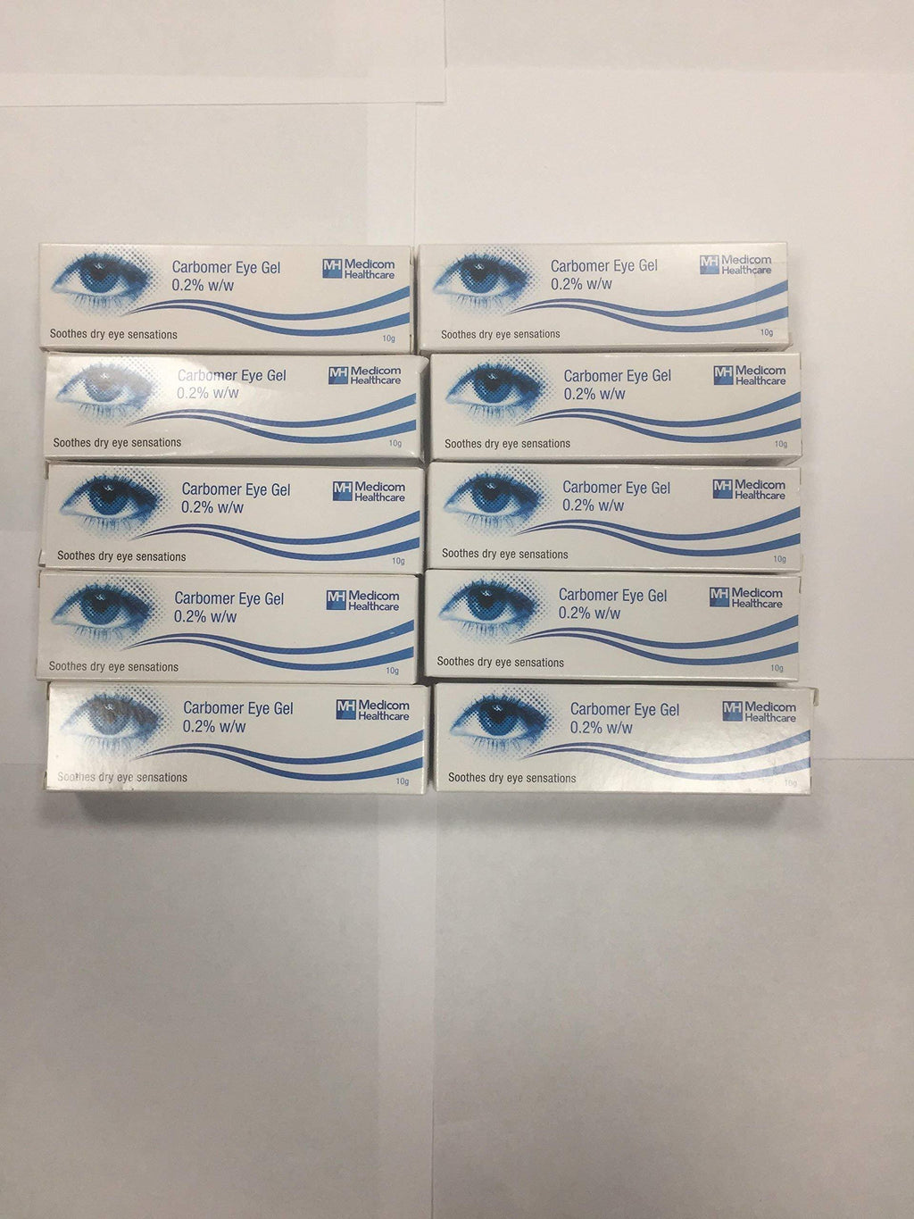 Carbomer Eye Gel 10g x10 tubes (Medicom Healthcare) - NewNest Australia