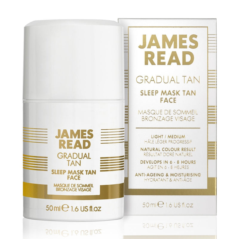 James Read Sleep Mask, Overnight Gradual Tan Gel for the Face, Light to Medium Tone, 50ml - NewNest Australia