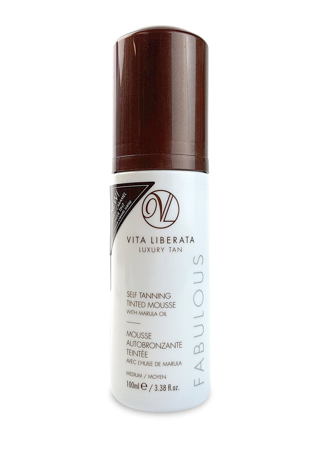 VITA LIBERATA Fabulous Self Tanning Tinted Mousse 100 ml with NEW Sheer Caramel Tint Medium with new sheer caramel tint - NewNest Australia