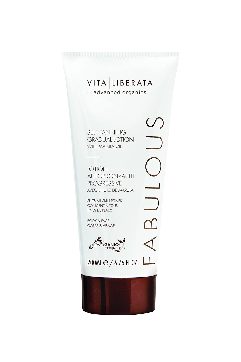 Organic Gradual Tan Lotion - VITA LIBERATA Fabulous Self Tanning Gradual Tanning Lotion, Natural, Vegan, Gradual Build Fake Tan 200 ml - NewNest Australia