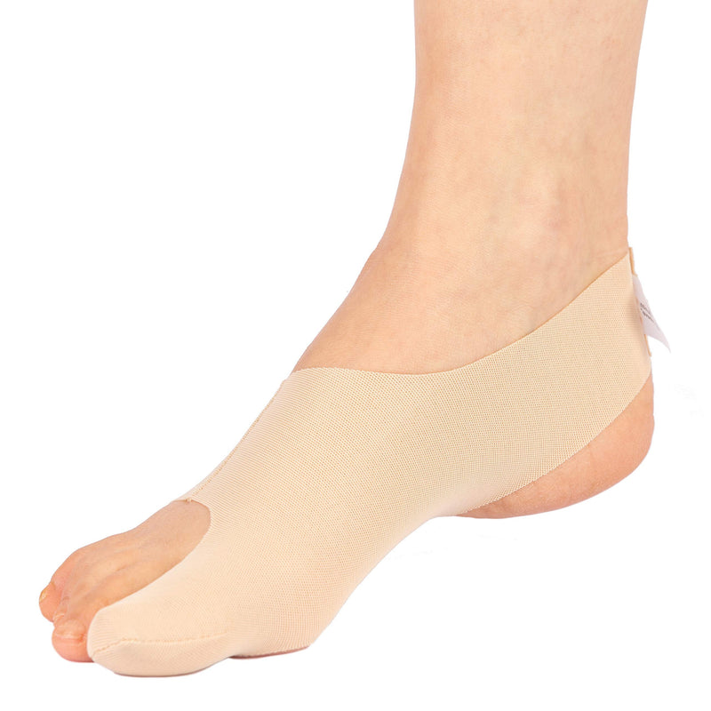 GH Bunion Sleeve | Ultra-Thin Bunion Corrector & Toe Straightener Bandage | Ideal for Sports & Active Wear | Orthopaedic Stretch-Fit Hallux Valgus Support Bandage Left XL: UK 11+ Beige - NewNest Australia