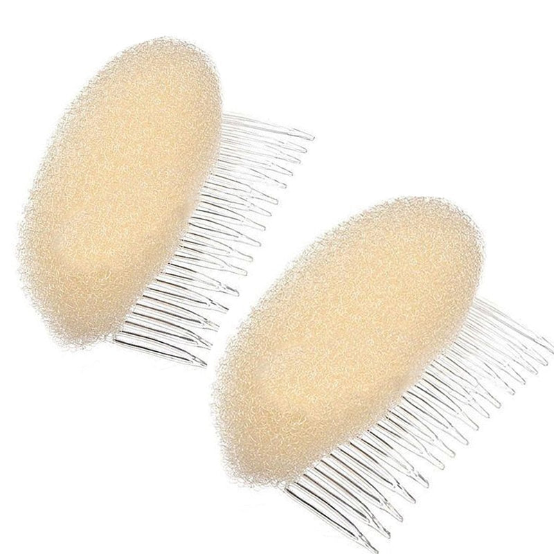SiChun 2PCS Charming BUMP IT UP Volume Inserts Do Beehive hair styler Insert Tool Hair Comb Black/Brown colors for choose Hot (Beige) Beige,Brown,Black - NewNest Australia