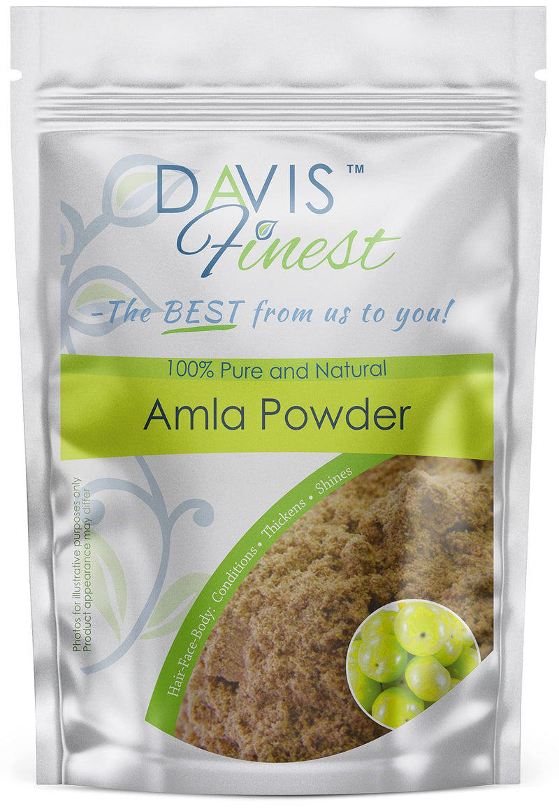 Davis Finest Amla Powder, Hair Growth, Strengthening, Thickening, Volumising, Anti Frizz, Shine Brightening, Deep Conditioning Hair Mask – Natural Beauty Face Treatment Mask 100g 100 g (Pack of 1) - NewNest Australia
