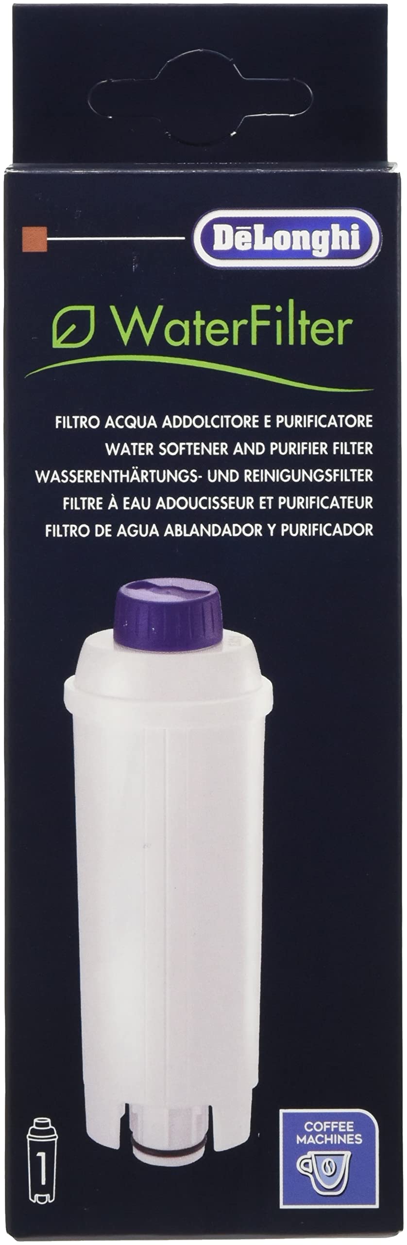 Delonghi DLS C002 River Direct White Water Filter 950 g 73 x 38 x 165 mm) - NewNest Australia