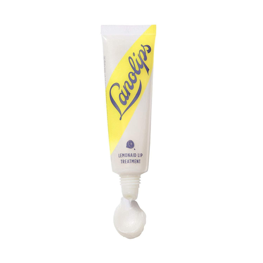 Lanolips Lemonaid Lip Treatment - Hydrating Lip Exfoliant with Lanolin, Lemon Oil Vitamin E + Shimmer - Tinted Moisturizer for Dry, Cracked, Peeling Lips (12.5g / 0.42oz) - NewNest Australia