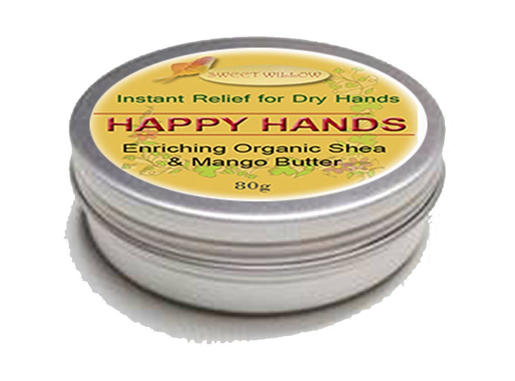 Sweet Willow®Happy Hands Organic Shea Butter Penetrating Dry Hand Therapy Protecting And Nourishing Dry Cracked Hands - NewNest Australia