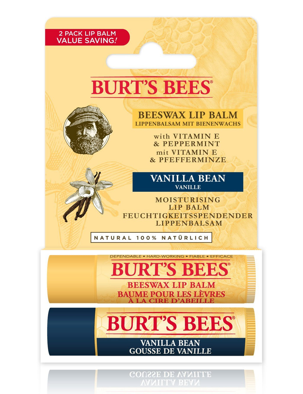 Burt'S Bees Moisturising Lip Balm, Pack of 2 - NewNest Australia