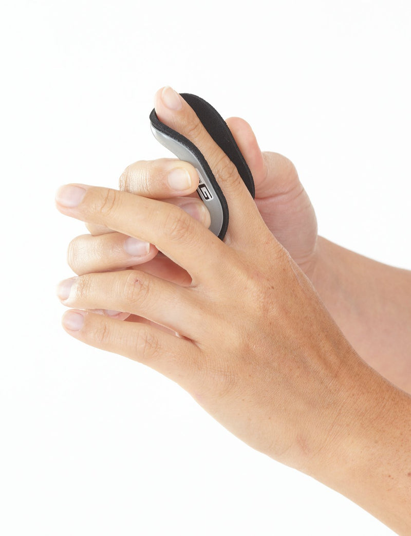 Neo G Finger Splint, Easy-Fit - Support For Trigger Finger, Mallet Finger, Baseball Finger, Strain, Sprains, Broken Fingers, Basketball - Patented Design - Class 1 Medical Device - Small - Grey Small: 5 CM // 2 IN - NewNest Australia