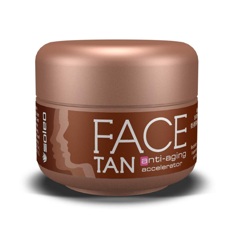 Soleo Face Tan anti-aging accelerator for sunbed tanning 15ml jar/pot 15 ml (Pack of 1) - NewNest Australia
