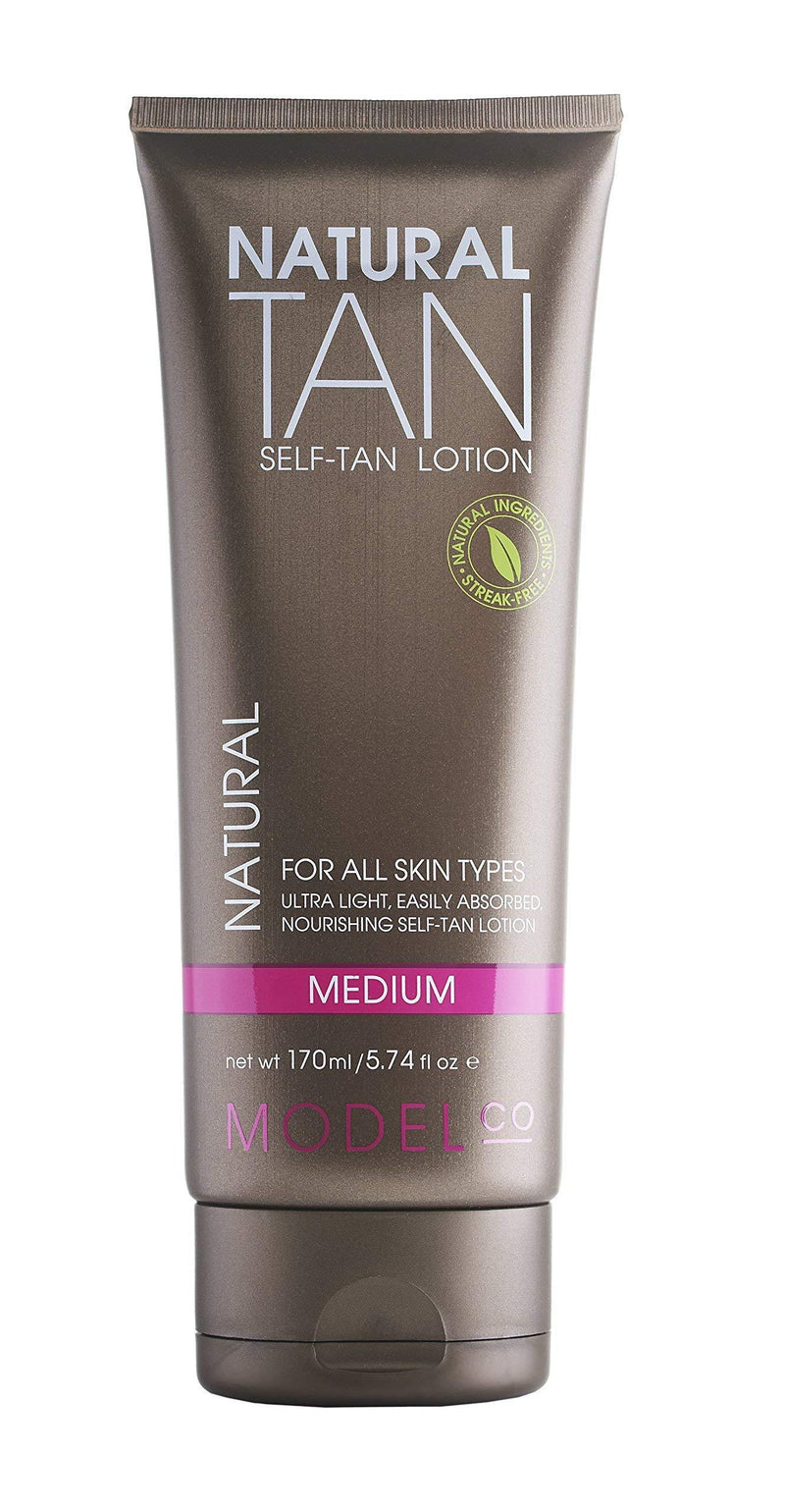 MODELCO Natural Tan Sensitive SelfTan Lotion, free of any fragrances, 170 millilitre - NewNest Australia