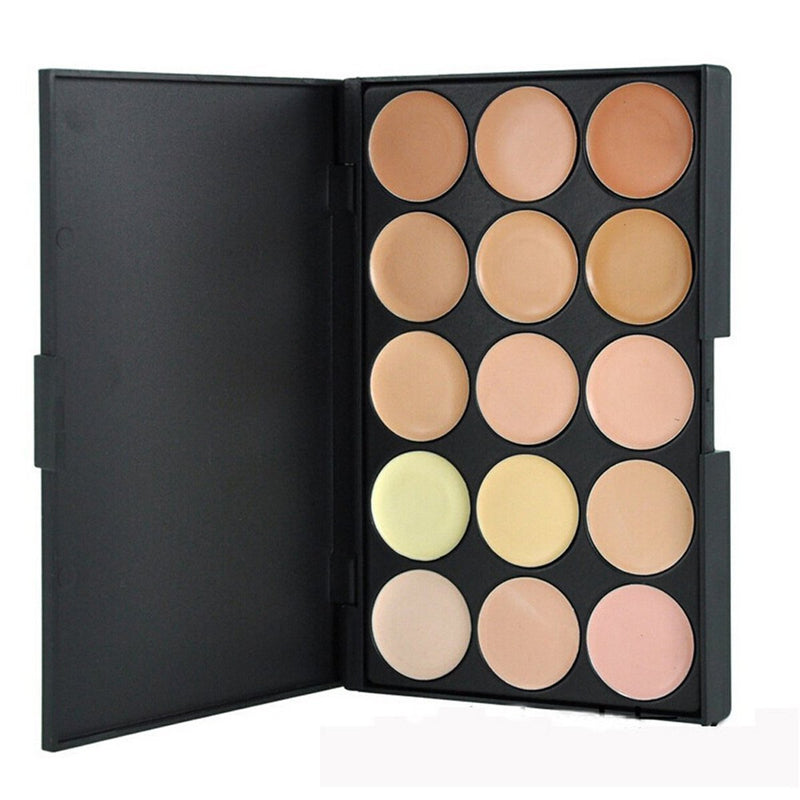 FantasyDay® Professional 15 Colours Cream Concealer Camouflage Makeup Palette Contouring Kit #2 - Ideal for Professional and Daily Use - NewNest Australia