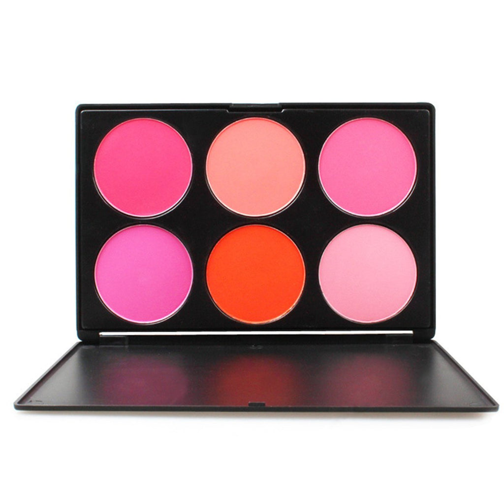 FantasyDay® Professional 6 Colours Large Powder Blush / Blusher Makeup Palette Contouring Kit - Ideal for Professional and Daily Use - NewNest Australia