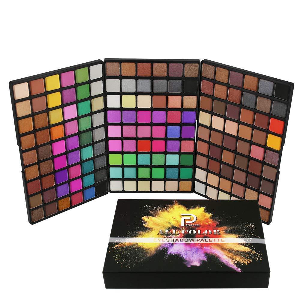 FantasyDay Professional Eyeshadow Palette Makeup Contouring Kit - 162 Colours Highly Pigmented Nudes Warm Natural Matte Shimmer Cosmetic Eye Shadows Pallet Powder Palette #2 - NewNest Australia