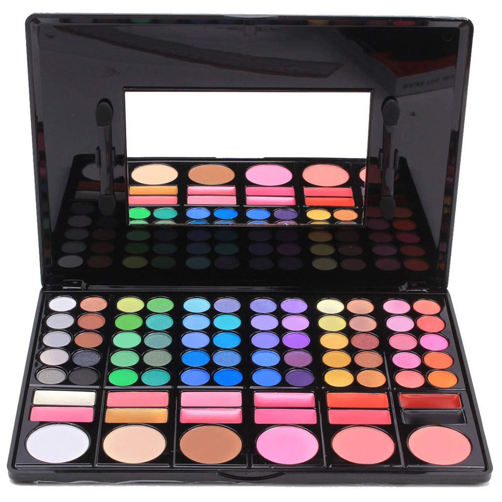 FantasyDay® Professional 78 Colours Eyeshadow Palette Makeup Contouring Kit Combination with Lipgloss, Blusher and Concealer - #3 - Ideal for Professional and Daily Use - NewNest Australia