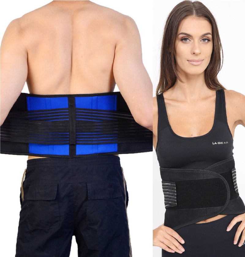 Body And Base Adjustable Neoprene Double Pull Lumbar Support Lower Back Belt Brace - Back Pain/Slipped Disc Pain Relief - 5 Sizes, X-Large 36-40 Inch (3X-Large (48-51 inches) 3X-Large (48-51 inches - NewNest Australia