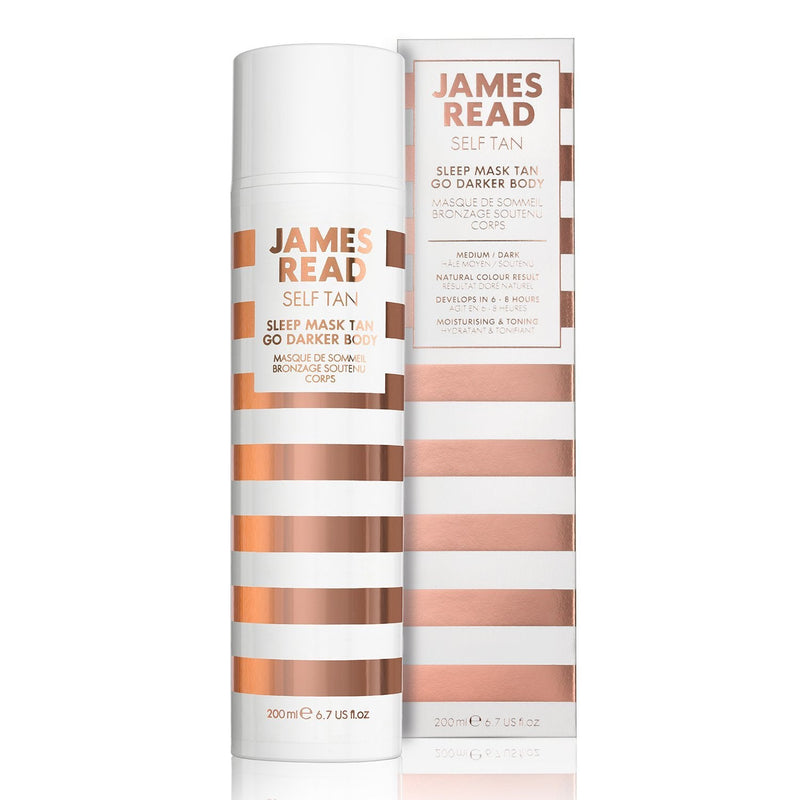 James Read Sleep Mask, Overnight Self Tan Gel for the Body, Dark Tone, 200ml - NewNest Australia