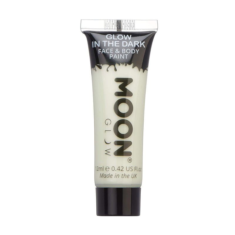 Moon Glow – Glow in the Dark Face & Body Paint - 12ml Invisible – Phosphorescent - Charge to Glow - NewNest Australia