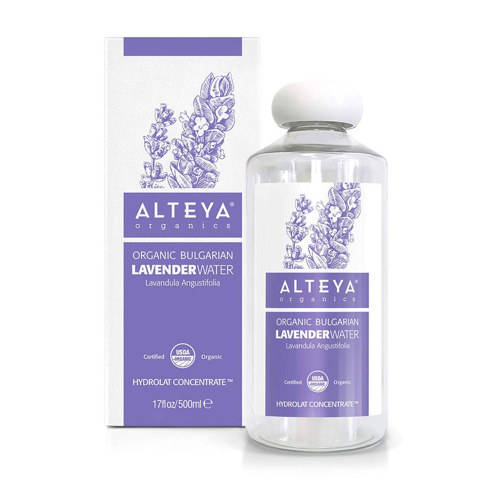 Alteya Organic Lavender Water 500ml - 100% USDA Certified Organic Authentic Pure Natural Flower Water Steam-Distilled and Sold Directly by the Lavender Grower Alteya Organics - NewNest Australia