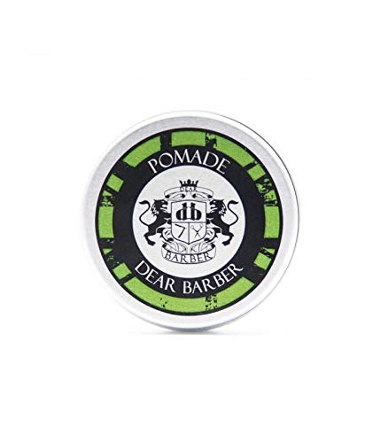 Dear Barber Mens Hair Styling Pomade, Travel Size Tin, Strong Hold Pomade, High Shine Finish, Easily Washable, Controls Curly Frizzy Hair, 20ml 20 ml (Pack of 1) - NewNest Australia
