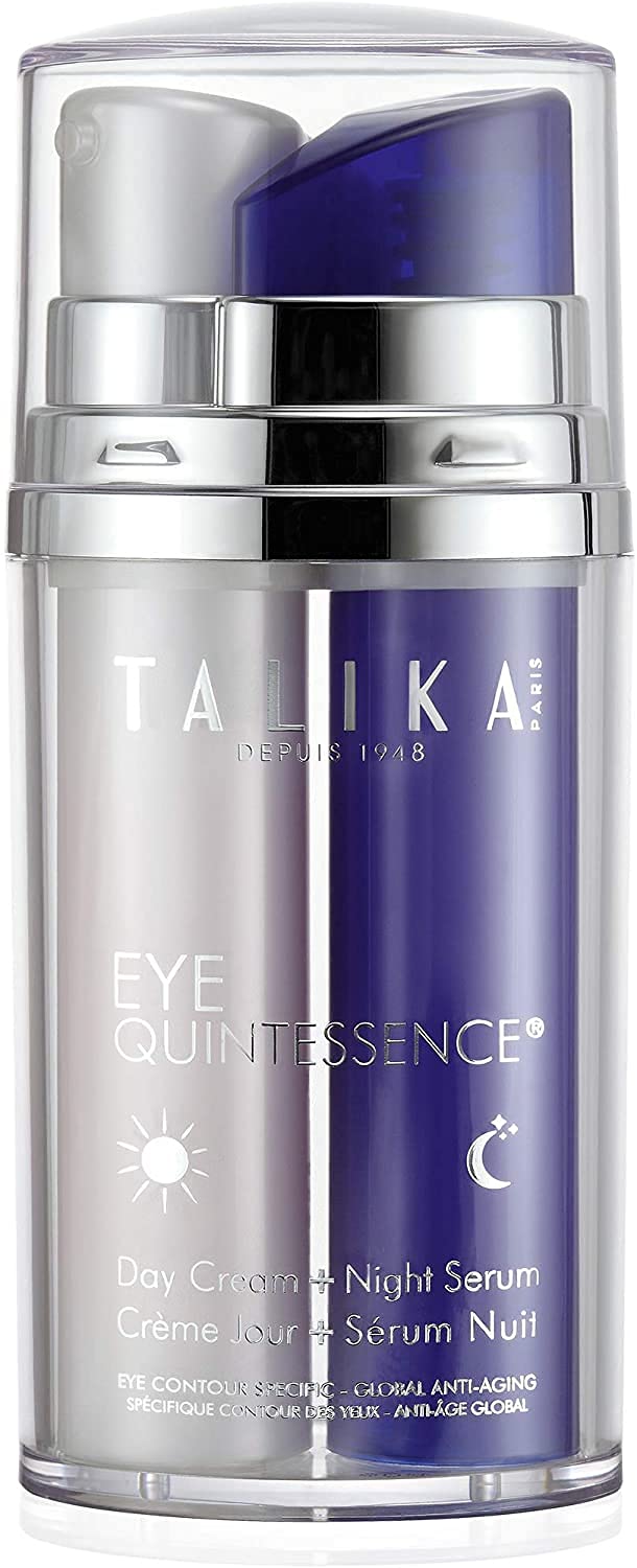 TALIKA Talika Eye Quintessence Day Eye Cream and Night Eye Serum Care Duo - Anti-Aging Eye Care - Day and Night Eye Contour Treatment - 2 x 10 ml - NewNest Australia