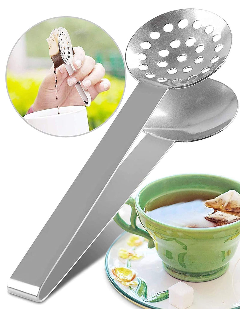 ORBLUE Tea Bag Squeezer | Stainless Steel Solid and Strainer Parts | Easy & Effective Tea Extraction + No More Burned Fingers on Hot Tea Bag - NewNest Australia