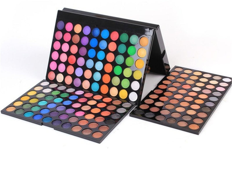 FantasyDay® Professional Eyeshadow Palette Makeup Contouring Kit - 180 Colours Highly Pigmented Nudes Warm Natural Matte Shimmer Cosmetic Eye Shadows Pallet Powder Palette #4 - NewNest Australia